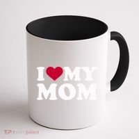 I Love My Mom Cool Gift Coffee Mug thumb 1