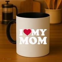 I Love My Mom Cool Gift Coffee Mug thumb 4