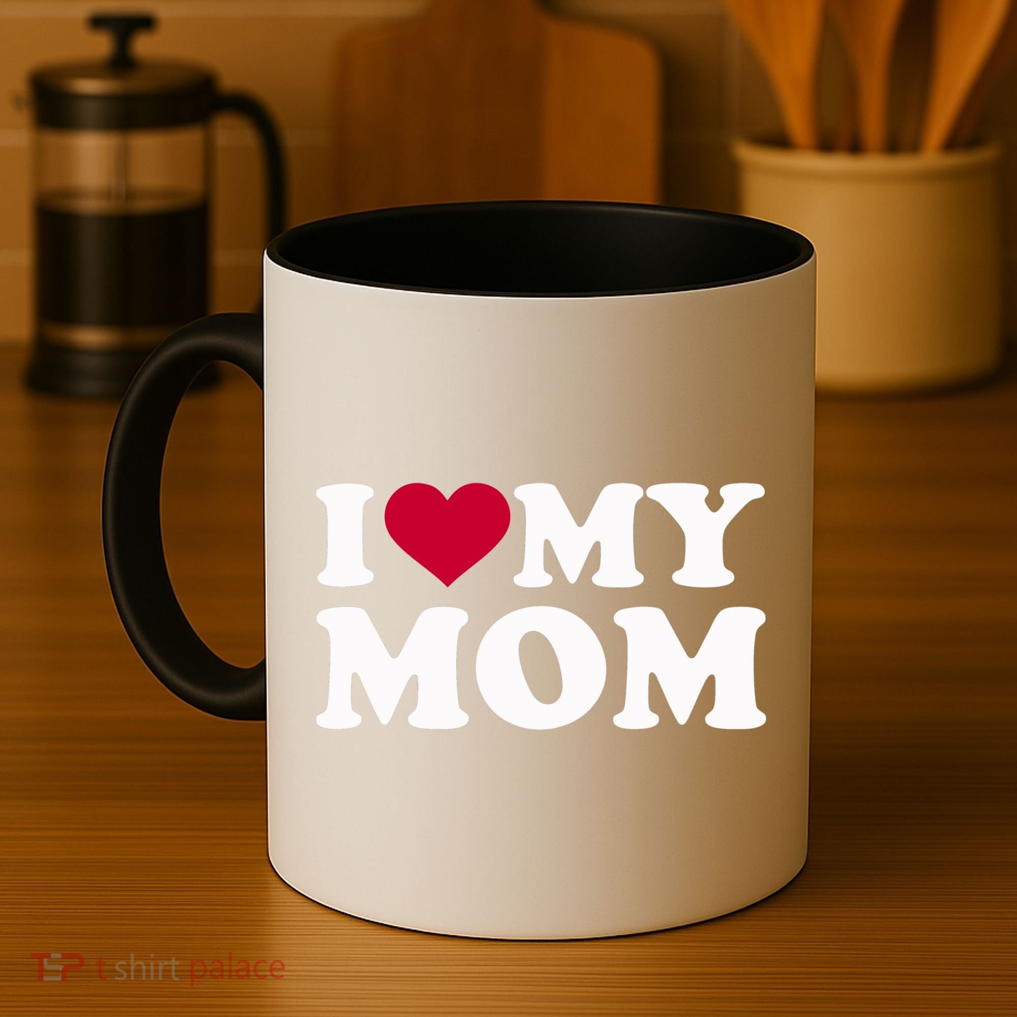 I Love My Mom Cool Gift Coffee Mug