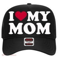 I Love My Mom Cool Gift Hat thumb 0