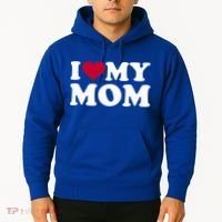 I Love My Mom Cool Gift Hoodie thumb 2