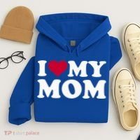 I Love My Mom Cool Gift Hoodie thumb 4