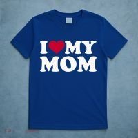 I Love My Mom Cool Gift T-Shirt thumb 5
