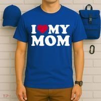 I Love My Mom Cool Gift T-Shirt thumb 6