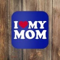 I Love My Mom Cool Gift Coaster thumb 0