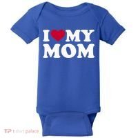 I Love My Mom Cool Gift Baby Bodysuit thumb 0