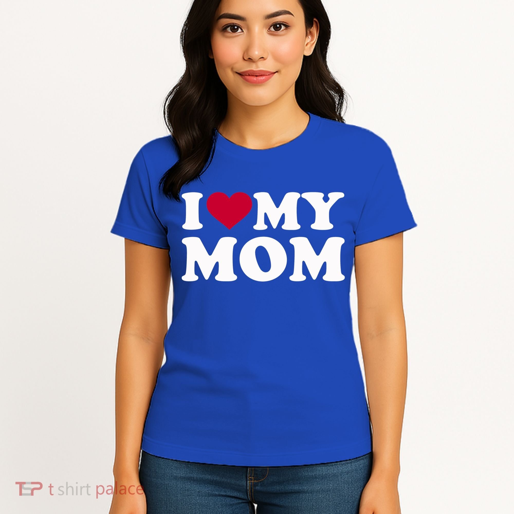 I Love My Mom Cool Gift Women's T-Shirt