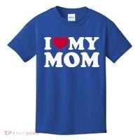I Love My Mom Cool Gift Kids T-Shirt thumb 0