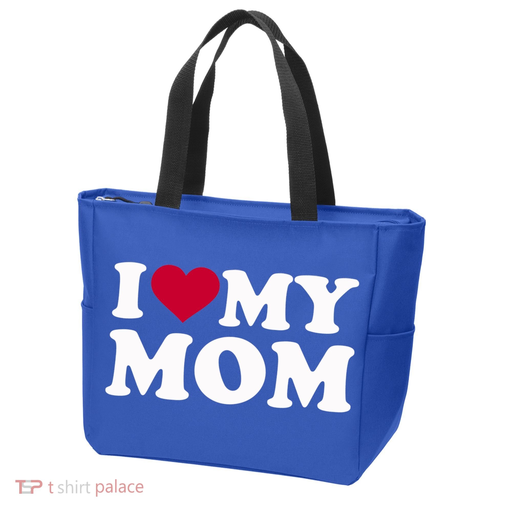 I Love My Mom Cool Gift Tote Bag