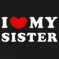I Love My Sister I Heart My Sister Women's Tank Top thumb 5