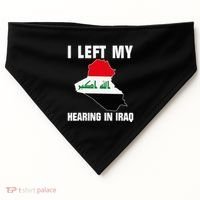 I Left My Hearing In Iraq USA-Made Doggie Bandana thumb 0