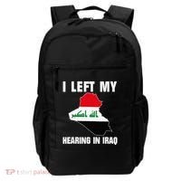 I Left My Hearing In Iraq Backpack thumb 0