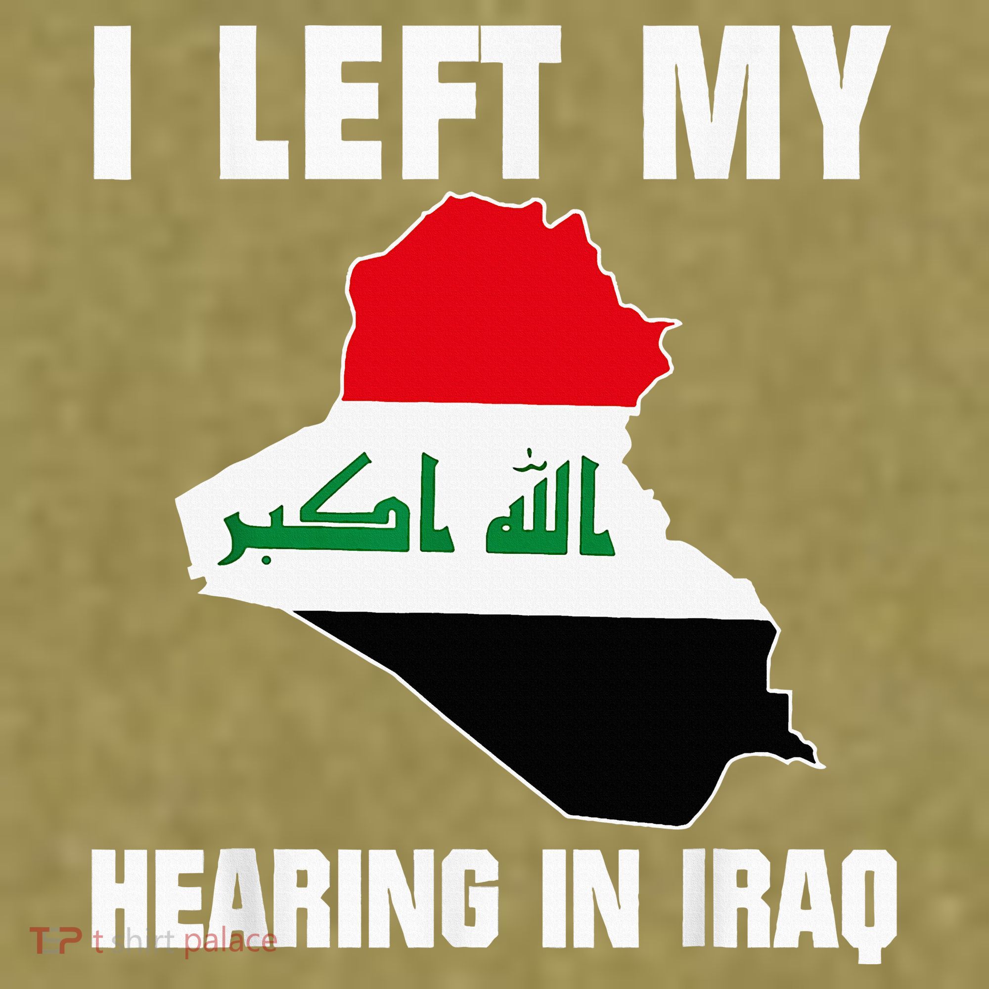 I Left My Hearing In Iraq Garment-Dyed Women's Muscle Tee