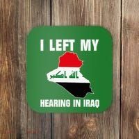 I Left My Hearing In Iraq Coaster thumb 0
