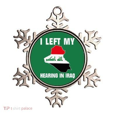 I Left My Hearing In Iraq Ornament
