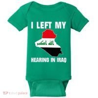 I Left My Hearing In Iraq Baby Bodysuit thumb 0