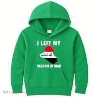I Left My Hearing In Iraq Kids Hoodie thumb 0