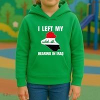 I Left My Hearing In Iraq Kids Hoodie thumb 3