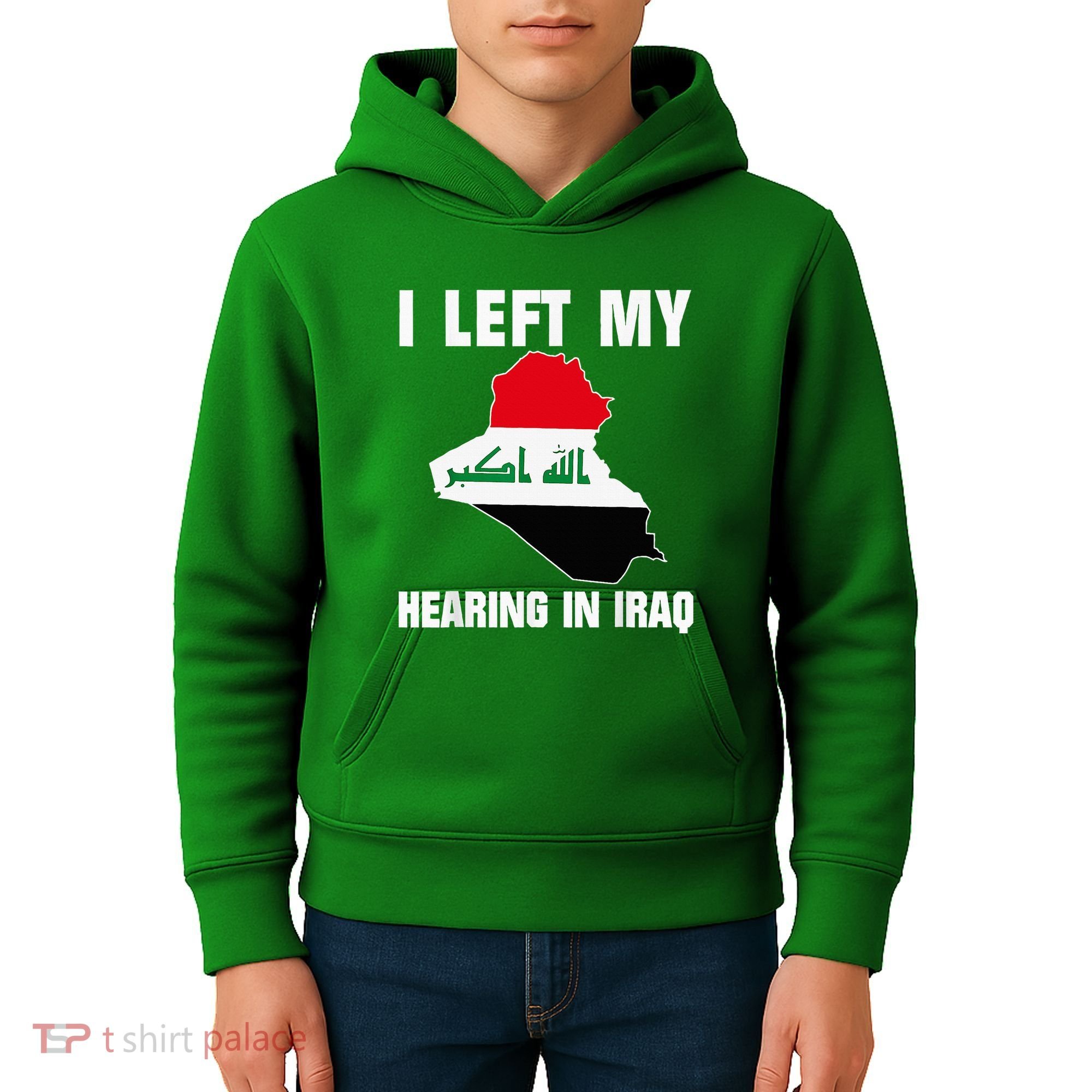 I Left My Hearing In Iraq Kids Hoodie