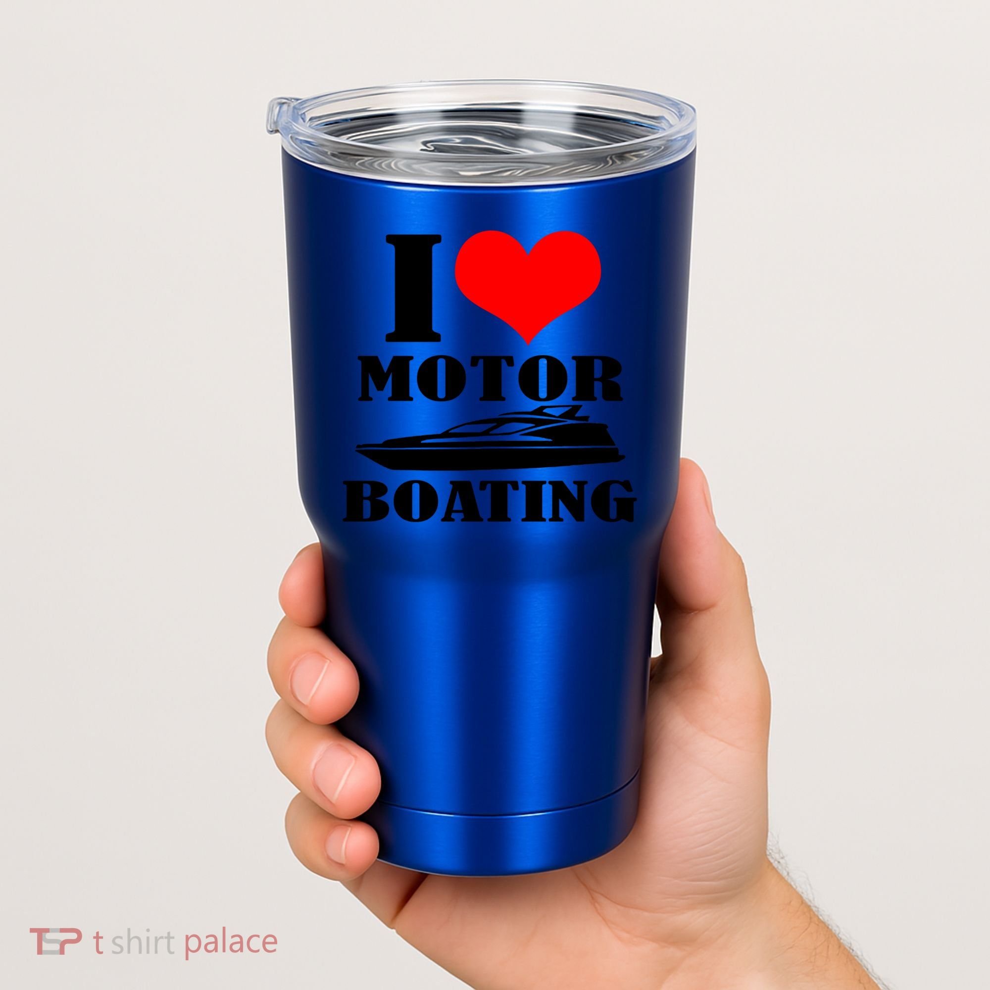 I Love Motor Boating Funny Boating Cool Gift Tumbler