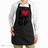 I Love My GF Girlfriend , I Love My GF Apron thumb 2