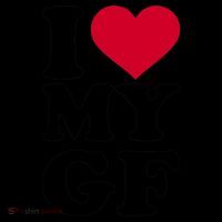 I Love My GF Girlfriend , I Love My GF Coffee Mug thumb 5