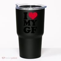 I Love My GF Girlfriend , I Love My GF Tumbler thumb 0