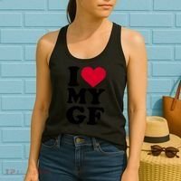 I Love My GF Girlfriend , I Love My GF Women's Tank Top thumb 2