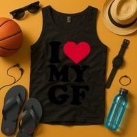 I Love My GF Girlfriend , I Love My GF Tank Top thumb 4