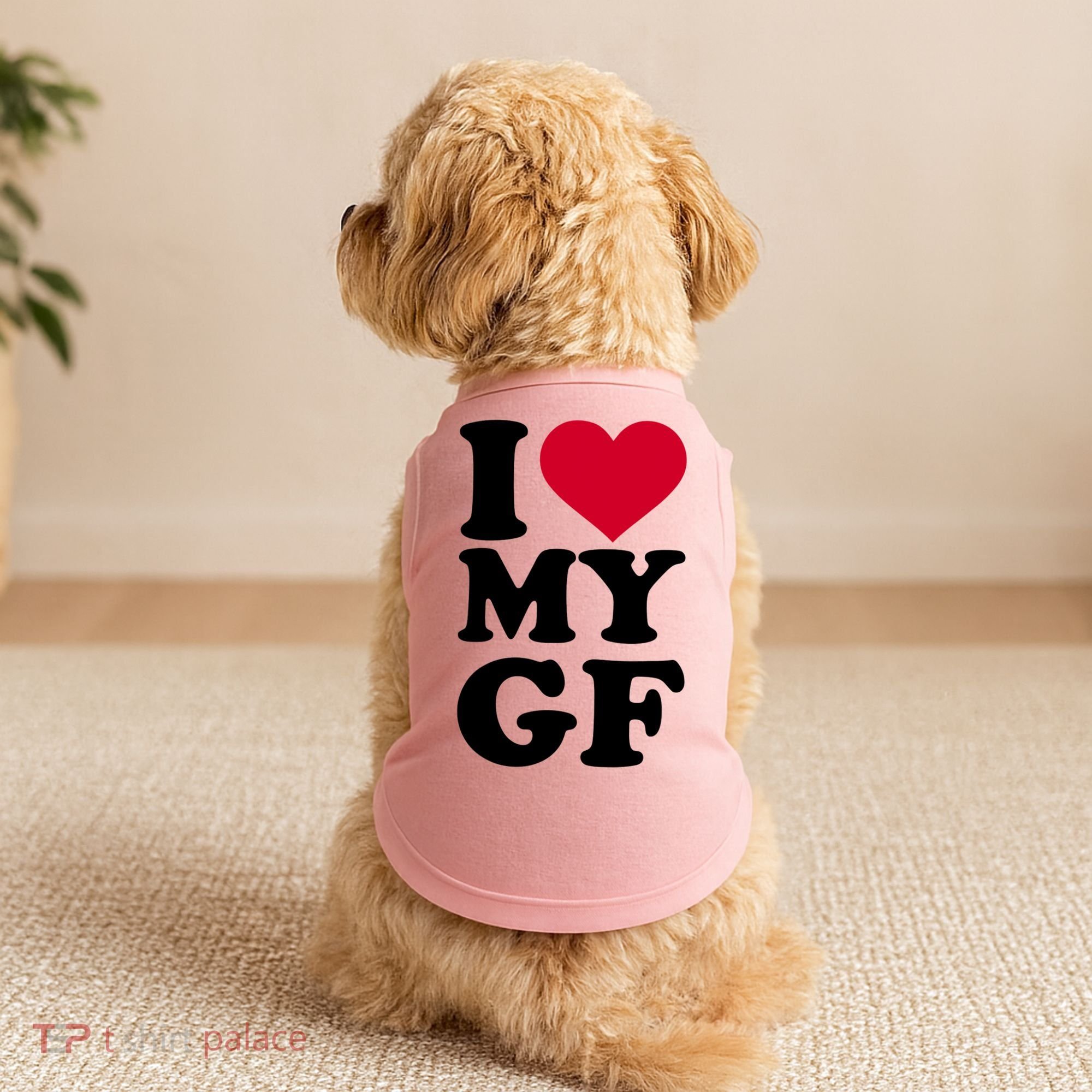I Love My GF Girlfriend , I Love My GF Doggie Tank