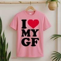 I Love My GF Girlfriend , I Love My GF T-Shirt thumb 2