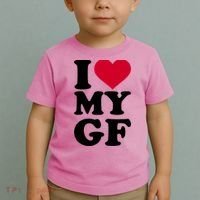 I Love My GF Girlfriend , I Love My GF Toddler T-Shirt thumb 2