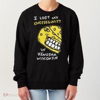 I Lost My Cheeseginity In Kenosha Wisconsin, Meme Funny Women's Sweatshirt thumb 0