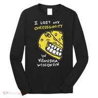 I Lost My Cheeseginity In Kenosha Wisconsin, Meme Funny Long Sleeve Shirt thumb 0