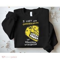 I Lost My Cheeseginity In Kenosha Wisconsin, Meme Funny Sweatshirt thumb 2