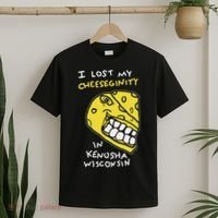 I Lost My Cheeseginity In Kenosha Wisconsin, Meme Funny T-Shirt thumb 2