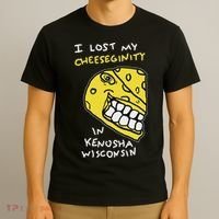 I Lost My Cheeseginity In Kenosha Wisconsin, Meme Funny T-Shirt thumb 3