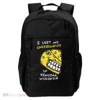I Lost My Cheeseginity In Kenosha Wisconsin, Meme Funny Backpack thumb 0