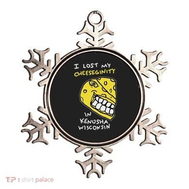 I Lost My Cheeseginity In Kenosha Wisconsin, Meme Funny Ornament
