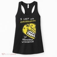 I Lost My Cheeseginity In Kenosha Wisconsin, Meme Funny Women's Tank Top thumb 0