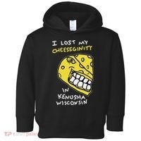 I Lost My Cheeseginity In Kenosha Wisconsin, Meme Funny Toddler Hoodie thumb 0