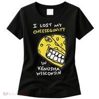 I Lost My Cheeseginity In Kenosha Wisconsin, Meme Funny Women's T-Shirt thumb 0