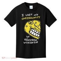 I Lost My Cheeseginity In Kenosha Wisconsin, Meme Funny Kids T-Shirt thumb 0