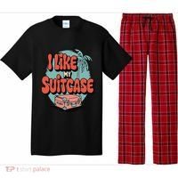 I Like My Sootcase Suitcase Funny Travel Bag Humor Meme Pajama Set thumb 0