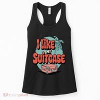 I Like My Sootcase Suitcase Funny Travel Bag Humor Meme Women's Tank Top thumb 0