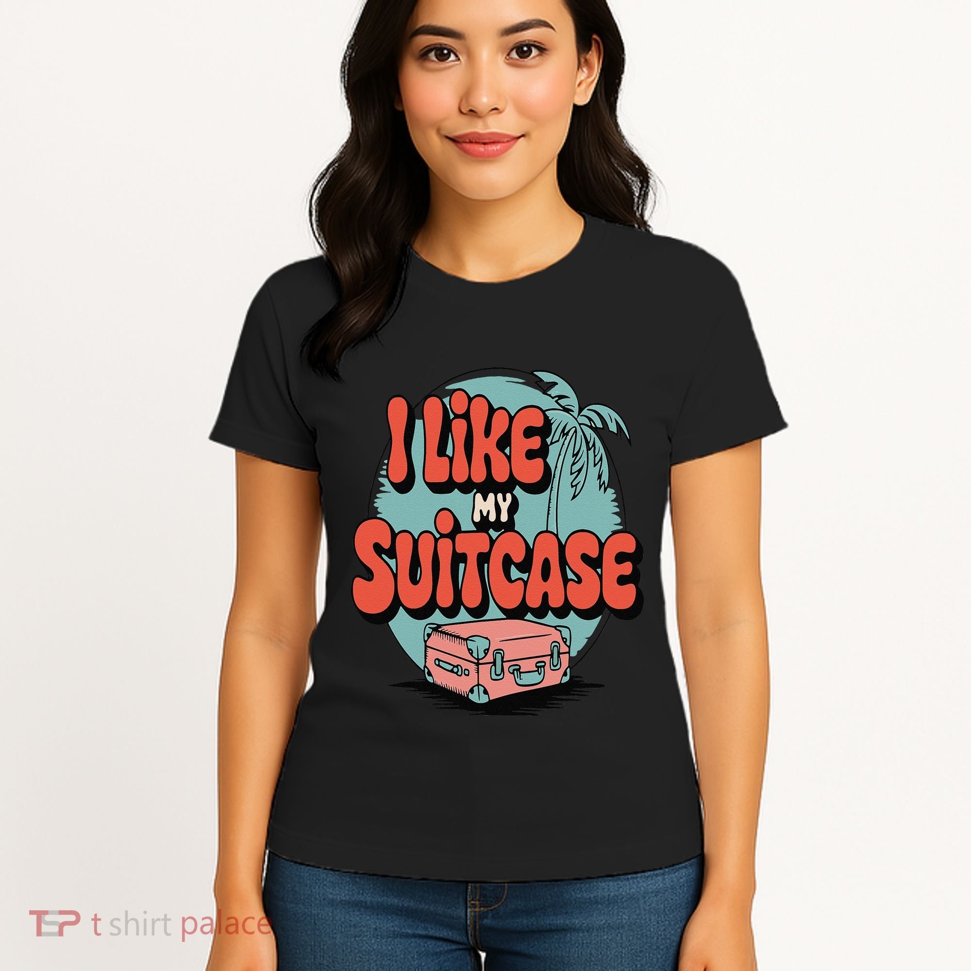 I Like My Sootcase Suitcase Funny Travel Bag Humor Meme Women's T-Shirt