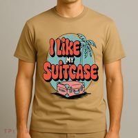 I Like My Sootcase Suitcase Funny Travel Bag Humor Meme T-Shirt thumb 3