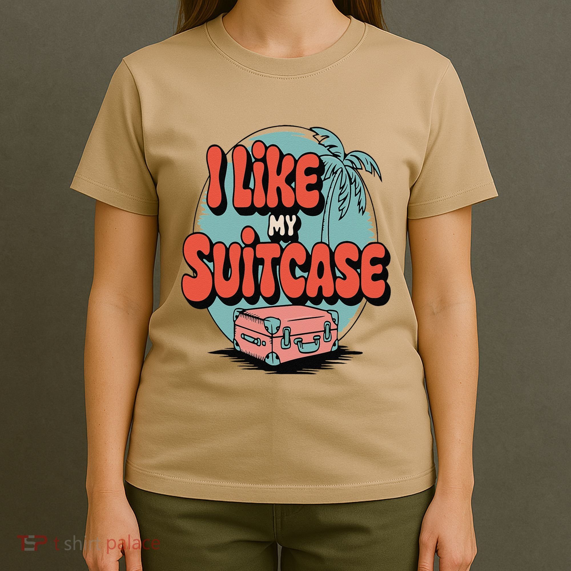 I Like My Sootcase Suitcase Funny Travel Bag Humor Meme T-Shirt