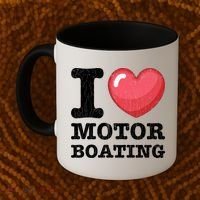 I Love Motor Boating Funny Sailor Sailing Sailboat Graphic Funny Gift Coffee Mug thumb 2