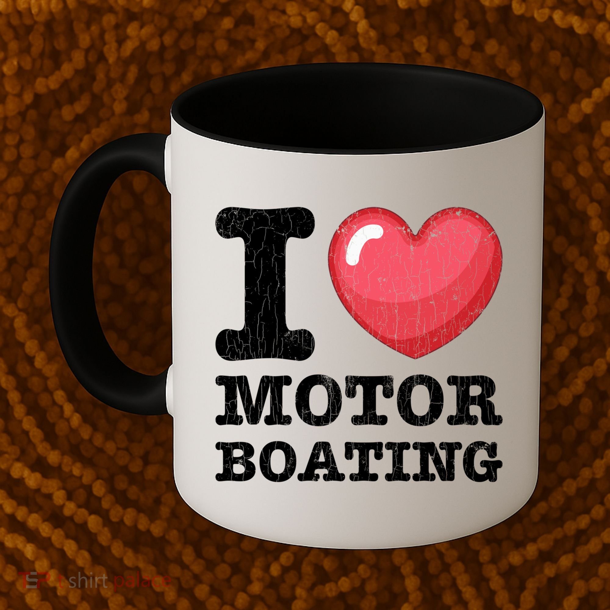 I Love Motor Boating Funny Sailor Sailing Sailboat Graphic Funny Gift Coffee Mug